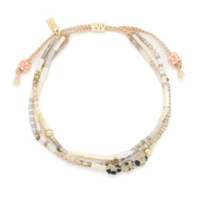 Load image into Gallery viewer, Scout - Mixed Media Bracelet - Joy/Dalmatian Jasper/Gold
