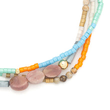 Load image into Gallery viewer, Scout - Mixed Media Bracelet - Love/Rhodochrosite/Gold
