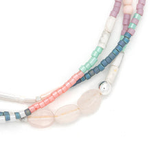 Load image into Gallery viewer, Scout - Mixed Media Bracelet - Heart/Rose Quartz/Silver
