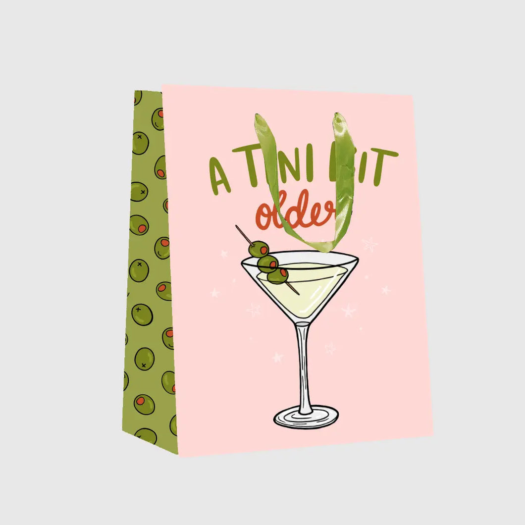 A Tini Bit Older Martini Gift Bag