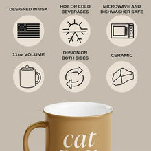 Load image into Gallery viewer, Cat Dad 11 oz Campfire Coffee Mug
