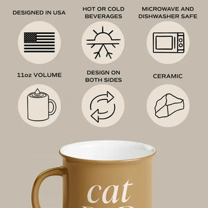 Cat Dad 11 oz Campfire Coffee Mug