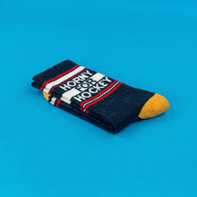 Load image into Gallery viewer, Gumball Poodle - Horny For Hockey Gym Crew Socks
