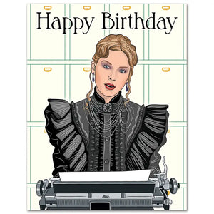 Taylor Swift - Tortured Poets Happy Birthday Card