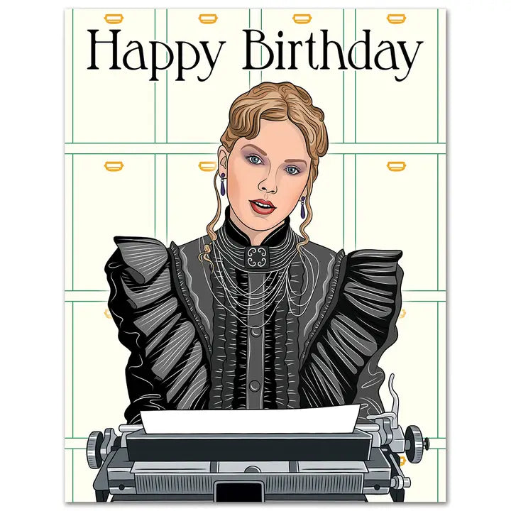 Taylor Swift - Tortured Poets Happy Birthday Card