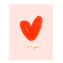 Load image into Gallery viewer, I Love You Heart Card
