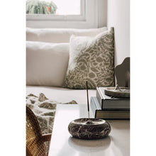 Load image into Gallery viewer, Emperador Marble Round Incense Holder
