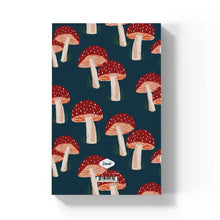 Load image into Gallery viewer, Denik - Navy Mushrooms Classic Layflat Notebook
