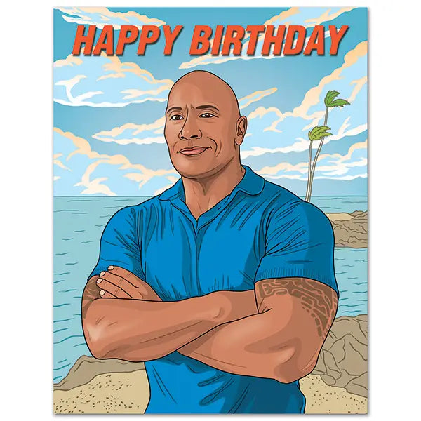 The Rock - Happy Birthday Card