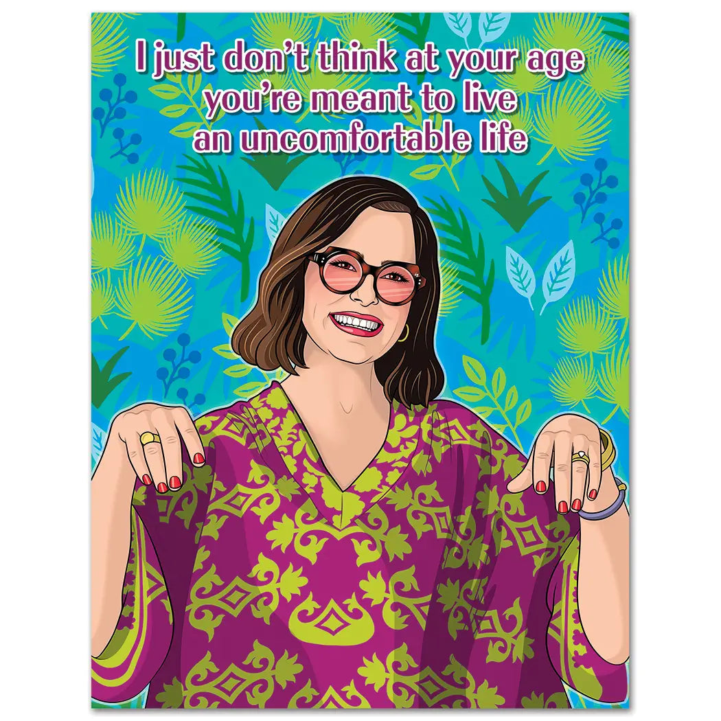 White Lotus - Parker Posey Live It Up Birthday Card