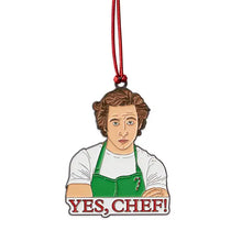 Load image into Gallery viewer, Yes, Chef! Enamel Ornament
