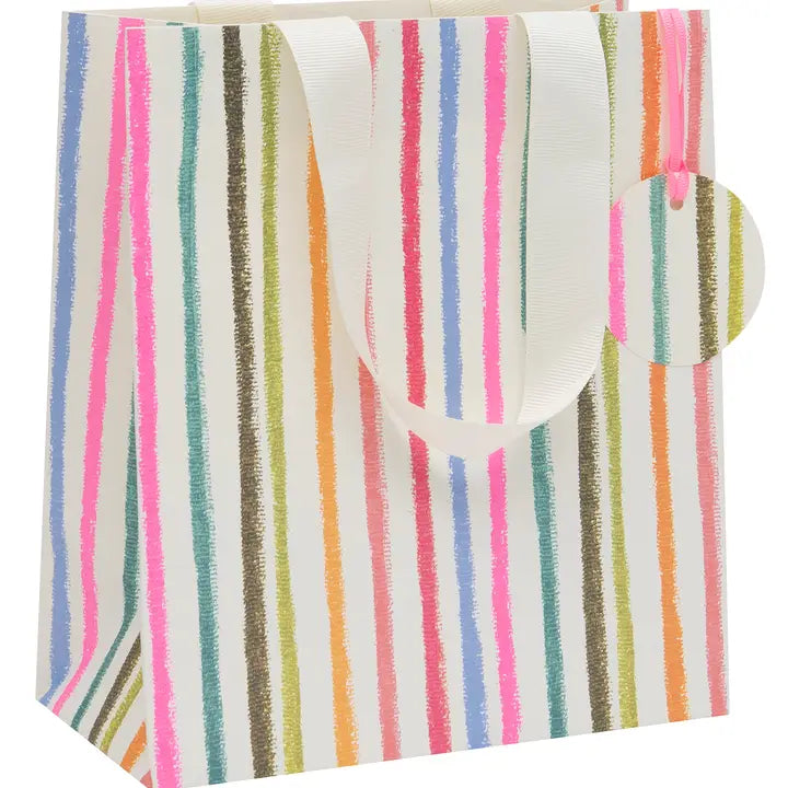 Vertical Stripes Gift Bag Medium