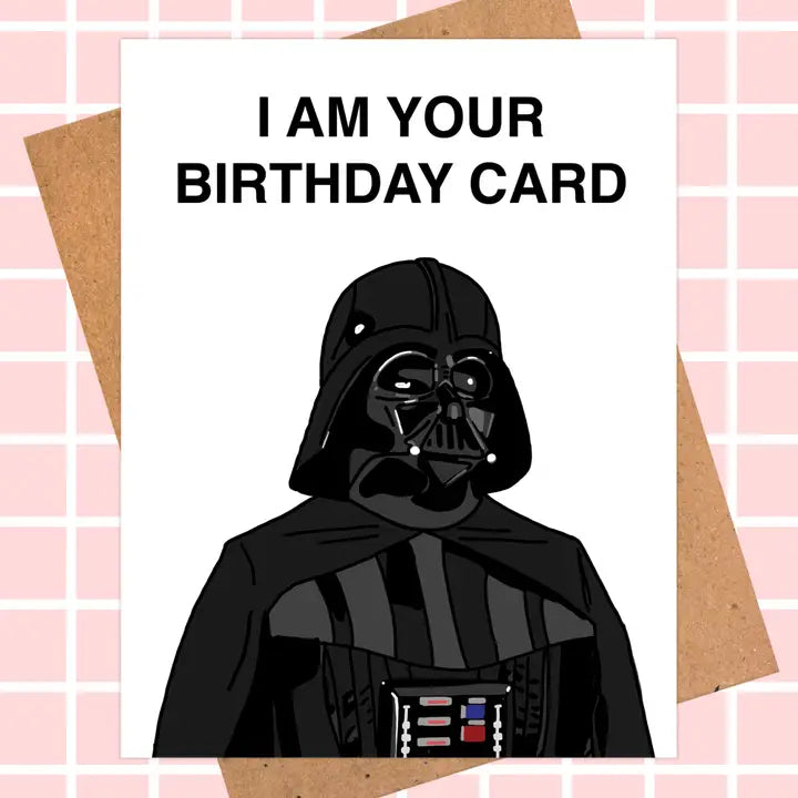 Darth Vader Birthday Card