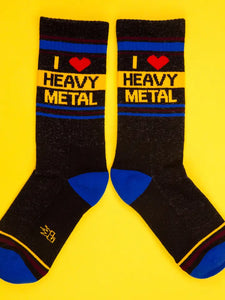 Gumball Poodle - I ❤️ Heavy Metal Gym Crew Socks