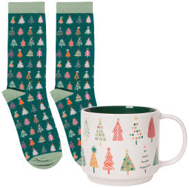 Glitzmas Christmas Mug and Socks Set