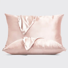 Load image into Gallery viewer, Kitsch - Holiday Satin Pillowcase 2pc Set - Blush
