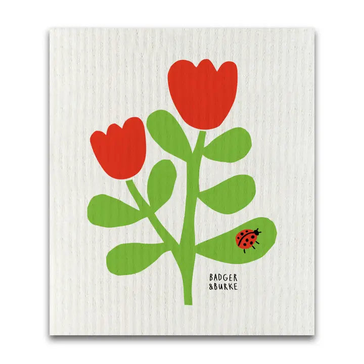 Ladybug Sponge Cloth - Badger & Burke