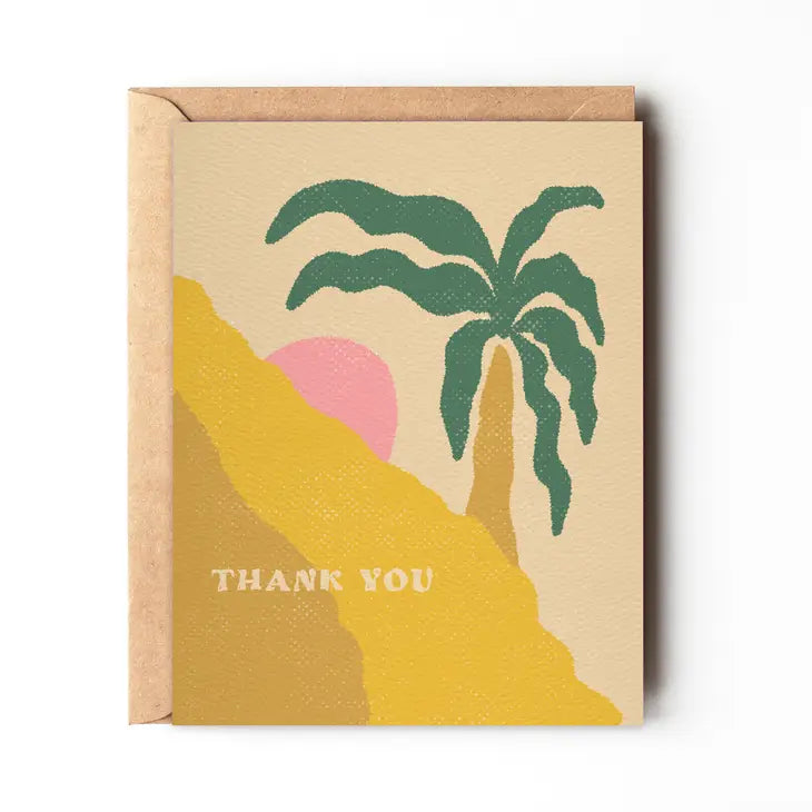 Thank You Palm Card