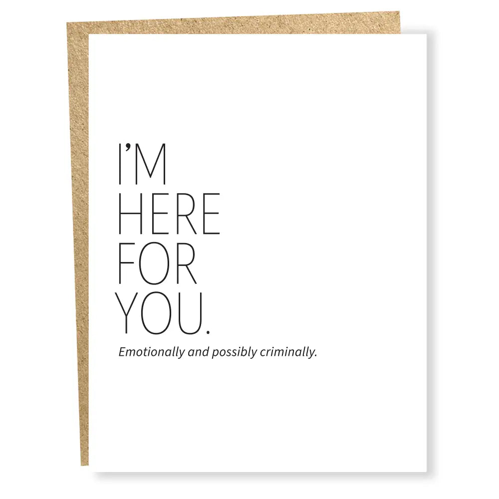 Here For You Card