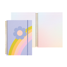 Load image into Gallery viewer, Rainbow Flower Notebook
