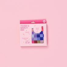Load image into Gallery viewer, Twist &amp; Shout Reusable Tote - Bold Checkers
