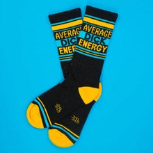 Load image into Gallery viewer, Gumball Poodle - Average Dick Energy Gym Crew Socks

