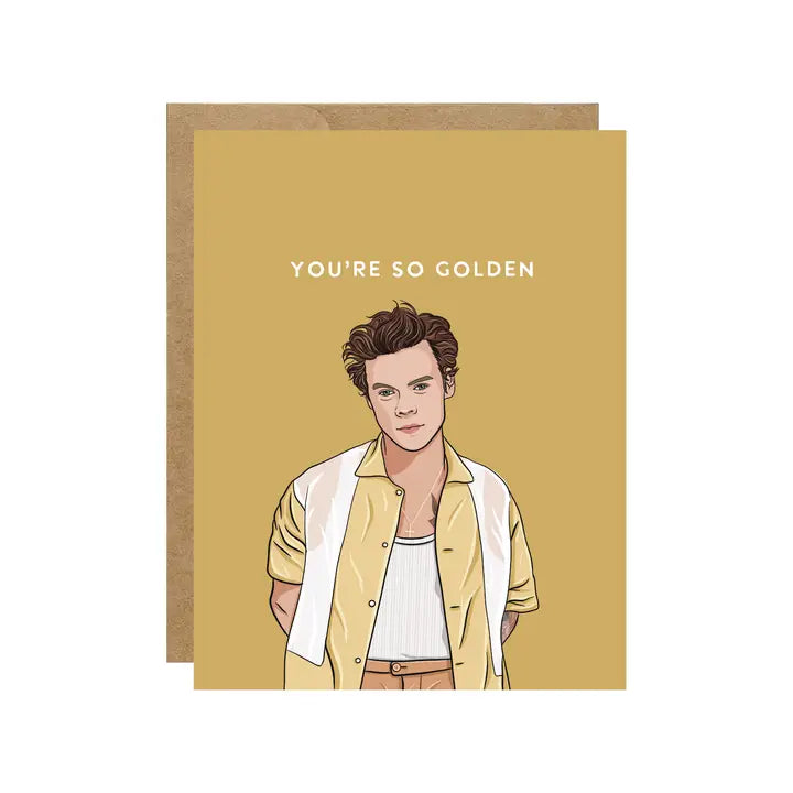 Harry Styles - YOU'RE SO GOLDEN Card