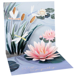 With Sympathy Pop-Up Greeting Card