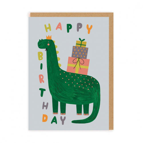 Happy Birthday Dino Card