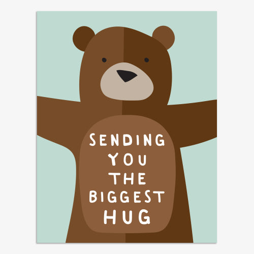 Sending You The Biggest Hug Bear Card