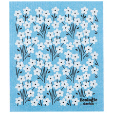 Load image into Gallery viewer, Bouquet Blue Swedish Dishcloth
