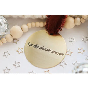 Taylor Swift - Tis the Season Brass Ornament