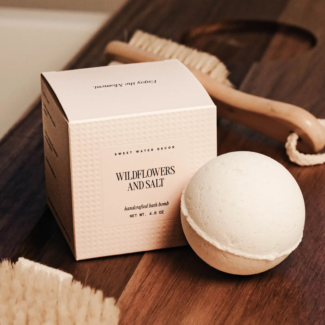 Sweet Water Decor - Wildflowers and Salt 4.6 oz Bath Bomb