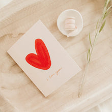 Load image into Gallery viewer, I Love You Heart Card
