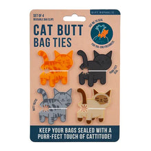 Load image into Gallery viewer, Cat Butt Bag Ties
