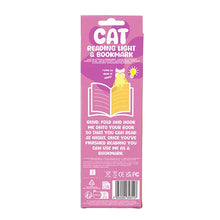 Load image into Gallery viewer, Cat Reading Light &amp; Bookmark
