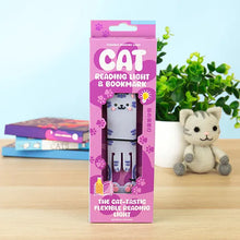Load image into Gallery viewer, Cat Reading Light &amp; Bookmark
