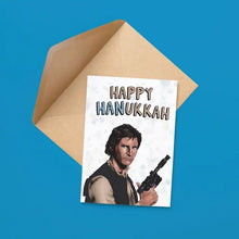 Load image into Gallery viewer, Happy Hanukkah Card - Han Solo
