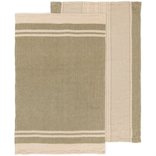 Load image into Gallery viewer, Montage - Linea Olive Branch Woven Dishtowels Set of 2
