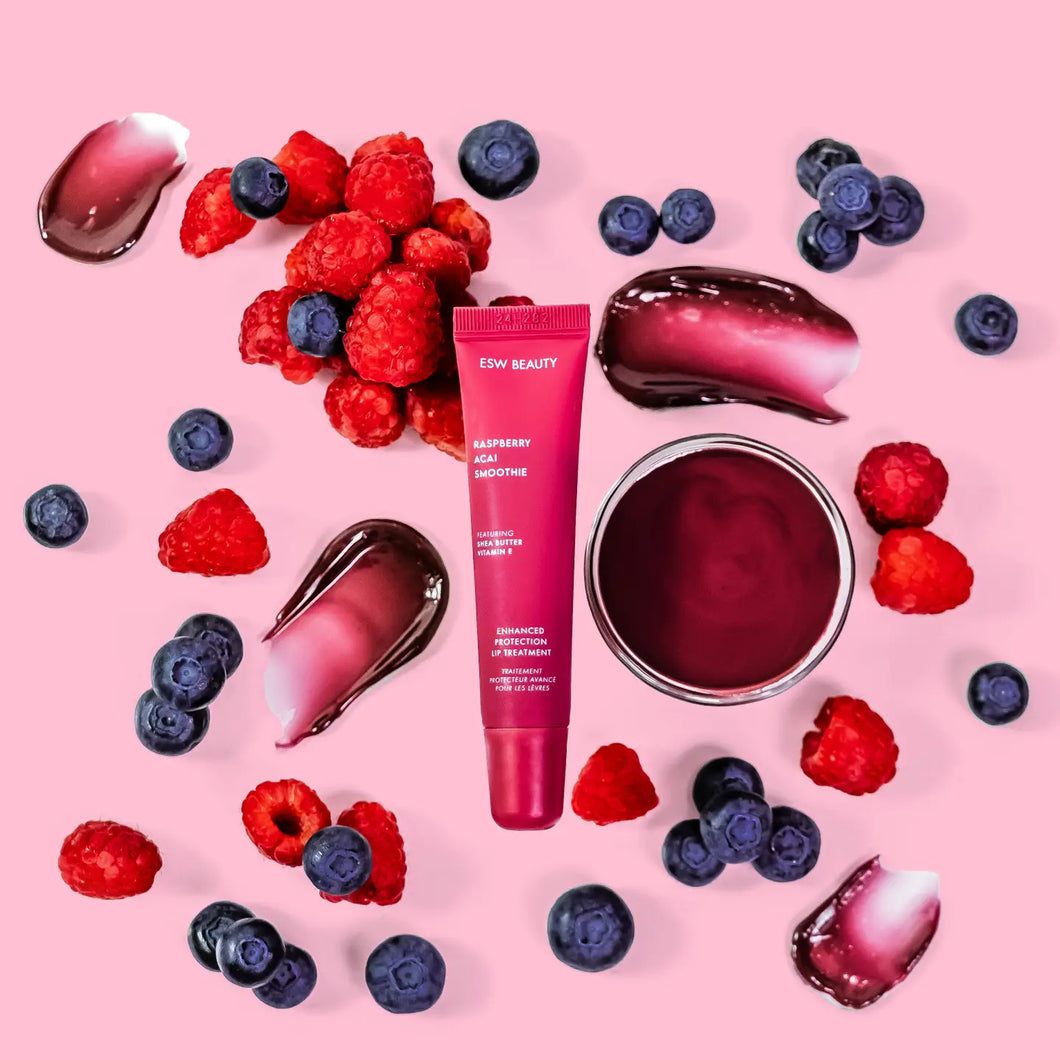 ESW Beauty - Raspberry Acai Smoothie Enhanced Protection Lip Treatment