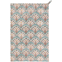 Load image into Gallery viewer, Bouquet Block Print Dishtowel

