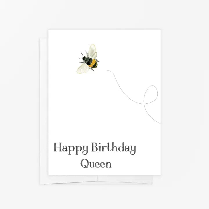 Happy Birthday Queen Bee Card