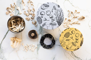 Fungi Mushroom Bowl Covers Set of 3
