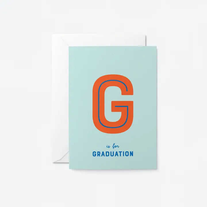 G Is For Graduation Card