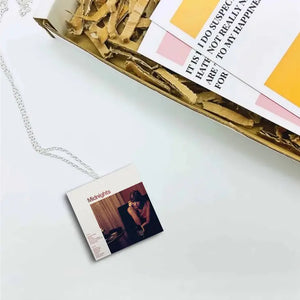 Taylor Swift Midnights: Blood Moon Edition Miniature Vinyl Necklace