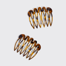 Load image into Gallery viewer, Kitsch - Recycled Plastic French Hair Combs 2pc Set - Tort
