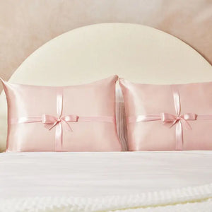 Kitsch - Holiday Satin Pillowcase 2pc Set - Blush