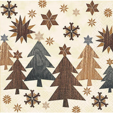 Load image into Gallery viewer, Wooden Trees Luncheon Napkins
