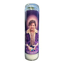 Load image into Gallery viewer, The Luminary Pedro Pascal Altar Candle Purple
