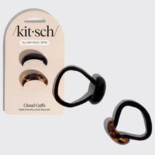 Load image into Gallery viewer, Kitsch - Black &amp; Tort Cloud Cuffs - Small
